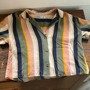 Hollister short sleeve button down